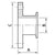 Adaptor NW/ASA without O-Ring Groove